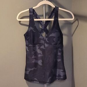 prAna Camo Print Workout Tank Top